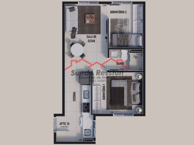 #1634 - Studio para Venda em São Paulo - SP